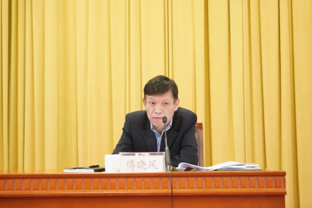 省政府副秘书长,妇儿工委副主任傅晓风主持会议交流发言省卫生健康委