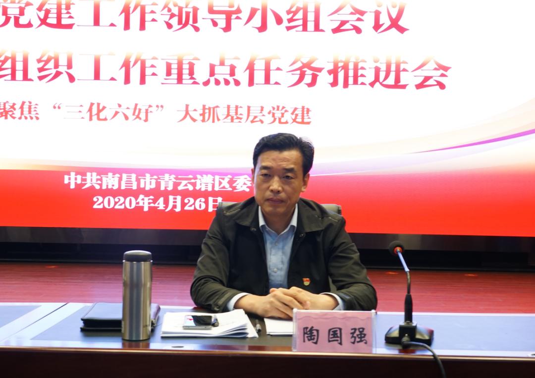 青云谱区召开区委党建工作领导小组会议暨全区组织