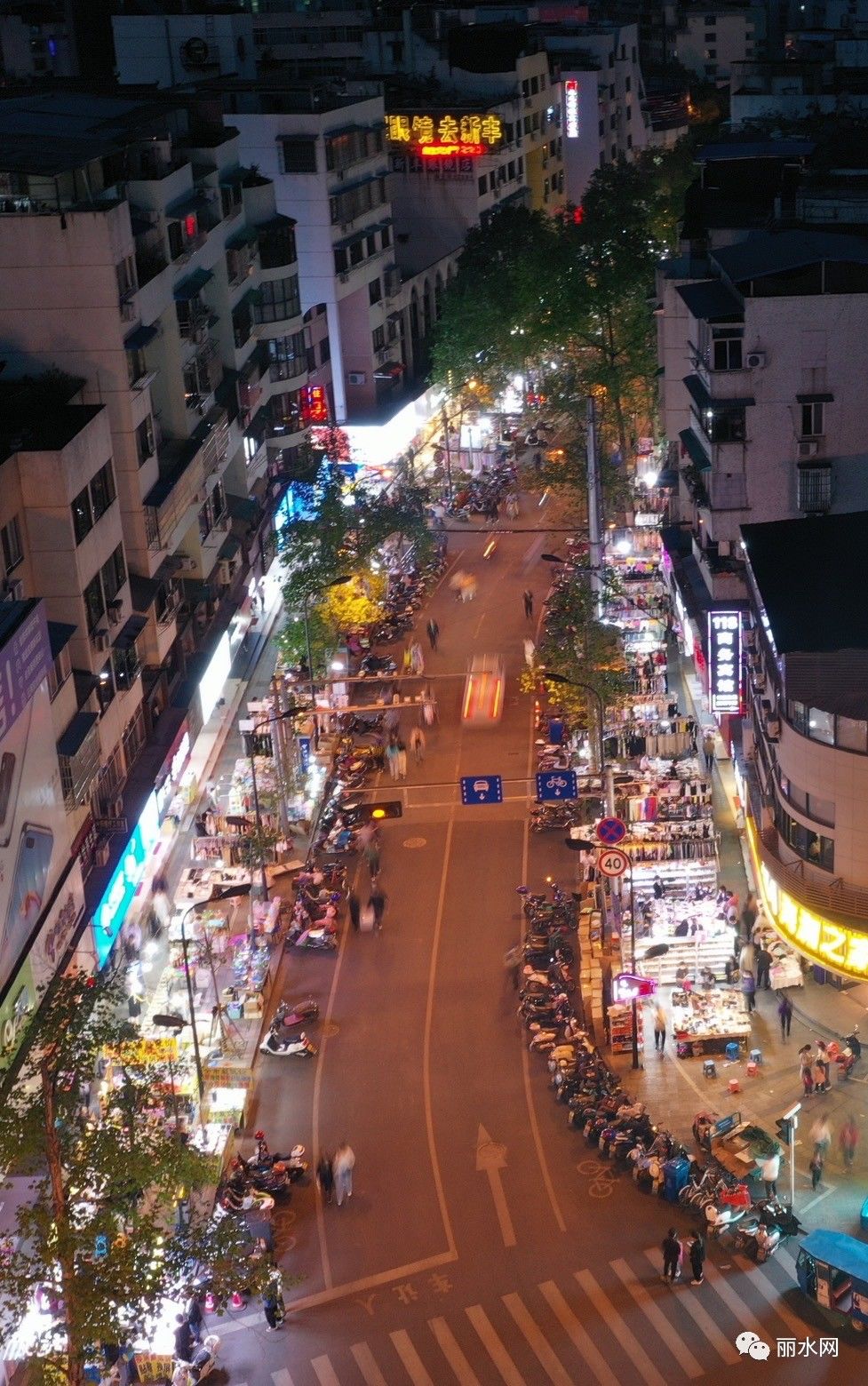 登上央视的丽水继光街夜市火出圈了今晚航拍新欢喜又来了