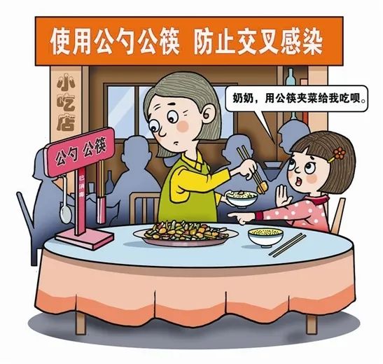 推行公筷公勺 共建文明餐桌
