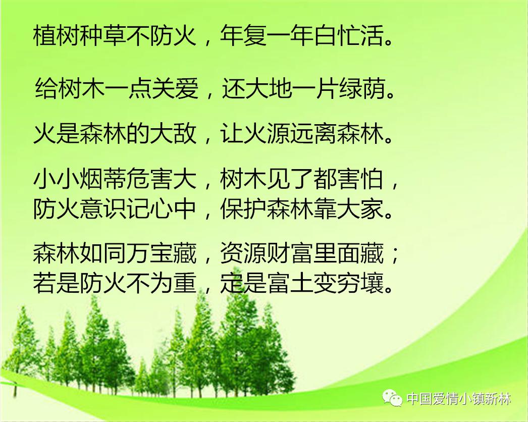 森林防火宣传标语集锦(三十三)