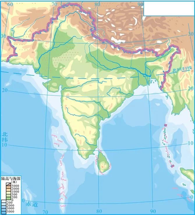 将印度次大陆称为 "南亚" ( south                     外部建构.