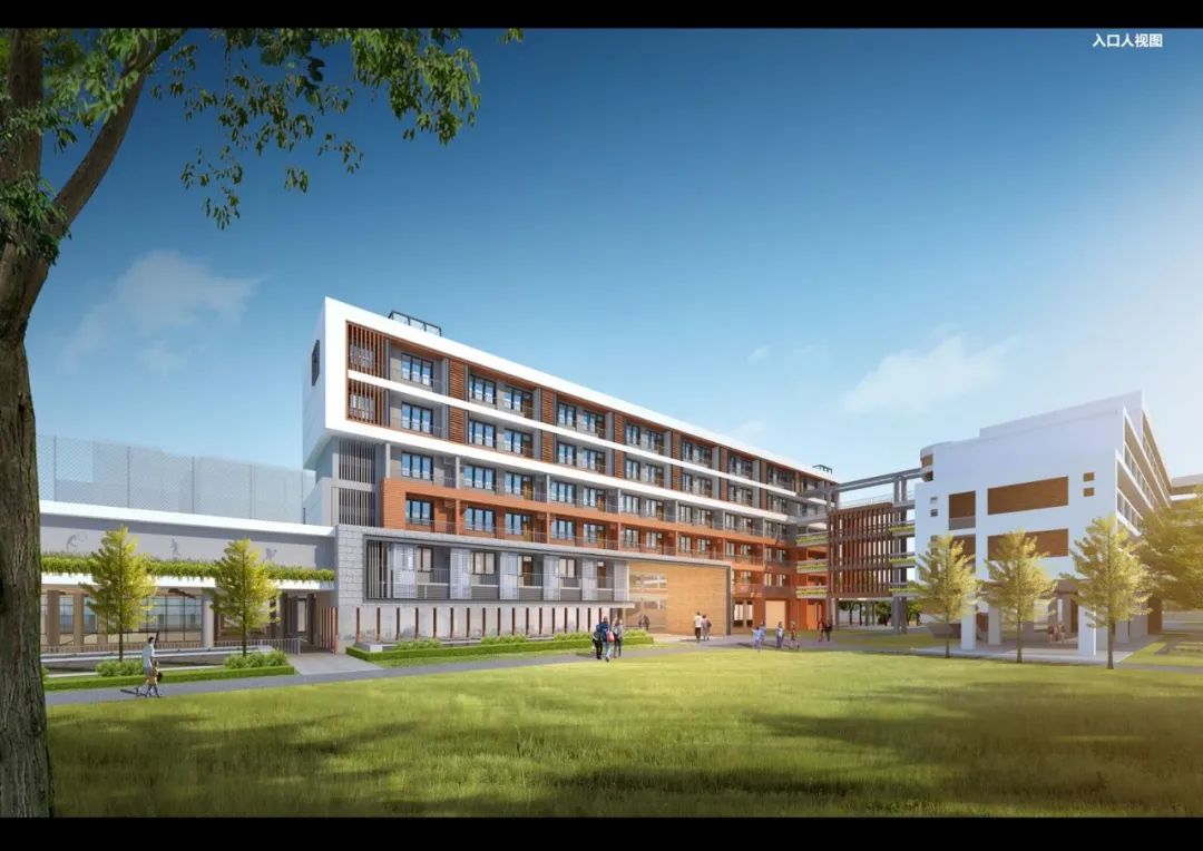 效果图 据悉,福安学校新建综合楼 是今年龙岗区公办学校建设工程中
