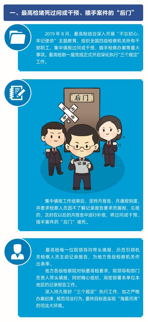 【图解】狠抓"三个规定"落实!堵死过问或干预,插手案件的"后门"