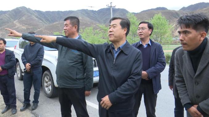 何谋保梁维吉检查指导卓尼雹灾抗灾自救工作