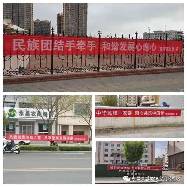 心连心共建和谐社区——宝河苑社区开展第17个民族团结进步宣传月主题