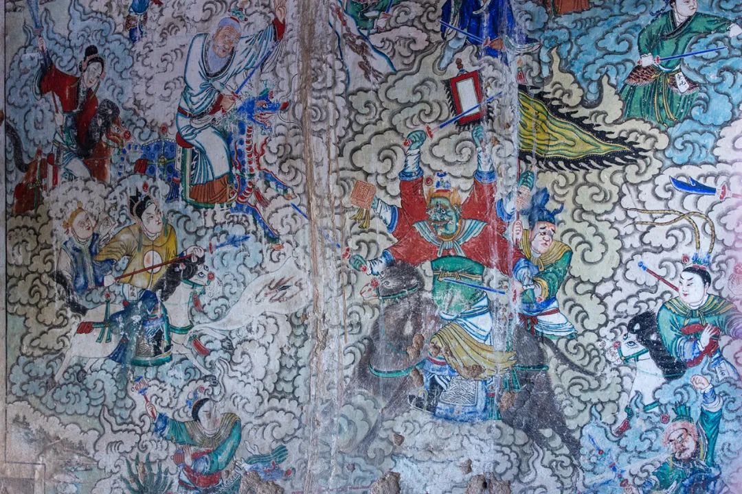 壁画 4  龙王庙内五龙图壁画 5 阴曹地府图壁画 6 真武庙仙人图壁画 7