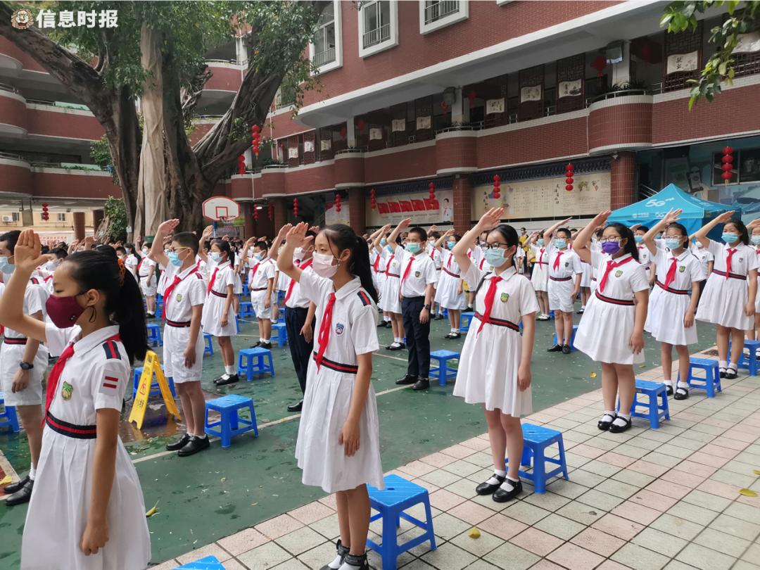 今天,广州小学生返校啦!多校区直击