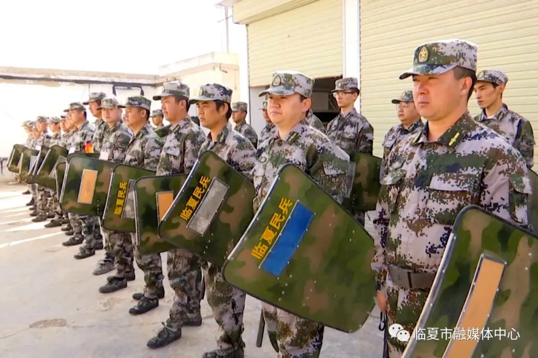 临夏市举办2020年度民兵整组点验活动