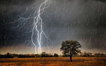 那么我们在户外遇到雷雨天气时应该怎么做才能确保安全呢?