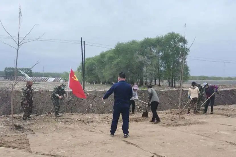 党旗飘飘|笔架山农场在行动