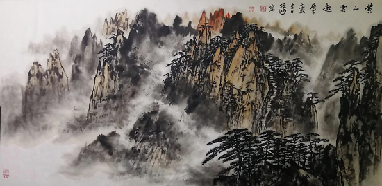 胸有丘壑气象新画家李项鸿作品赏析
