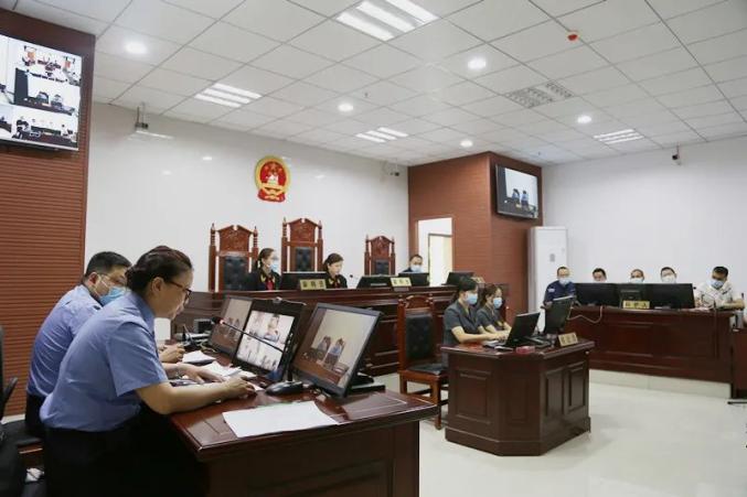 宣汉法院远程视频庭审"一线连三地" 公开宣判全市首例