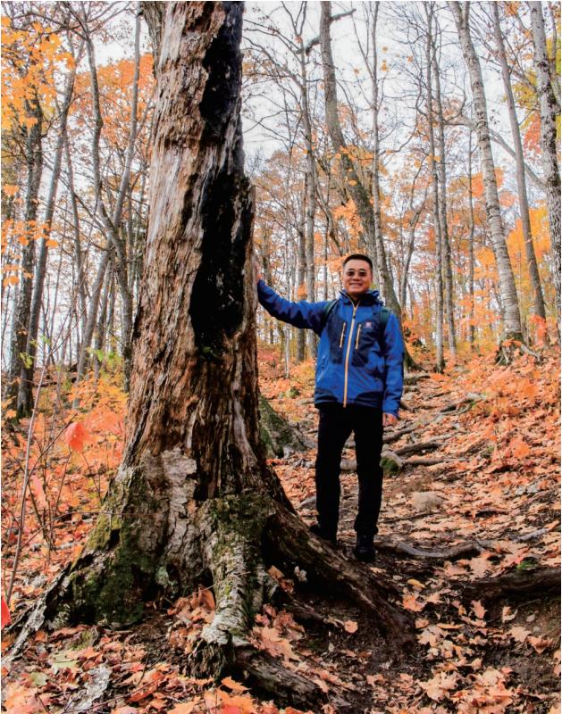 田晓瑞:森林火灾的发生受温度,地形,天气,可燃物种类等多方面因素