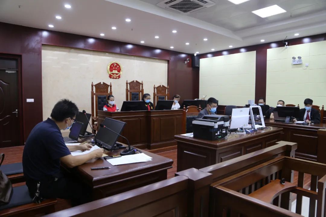田林法院首次运用远程视频庭审系统审理民事案件