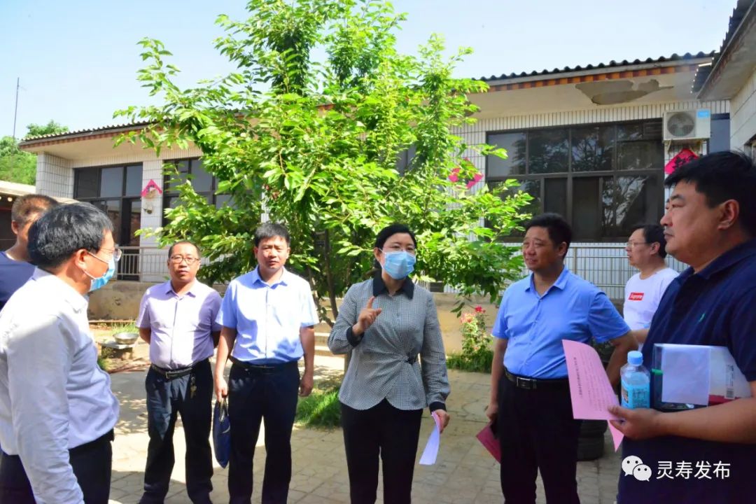 灵寿县开展村庄清洁行动拉练观摩活动