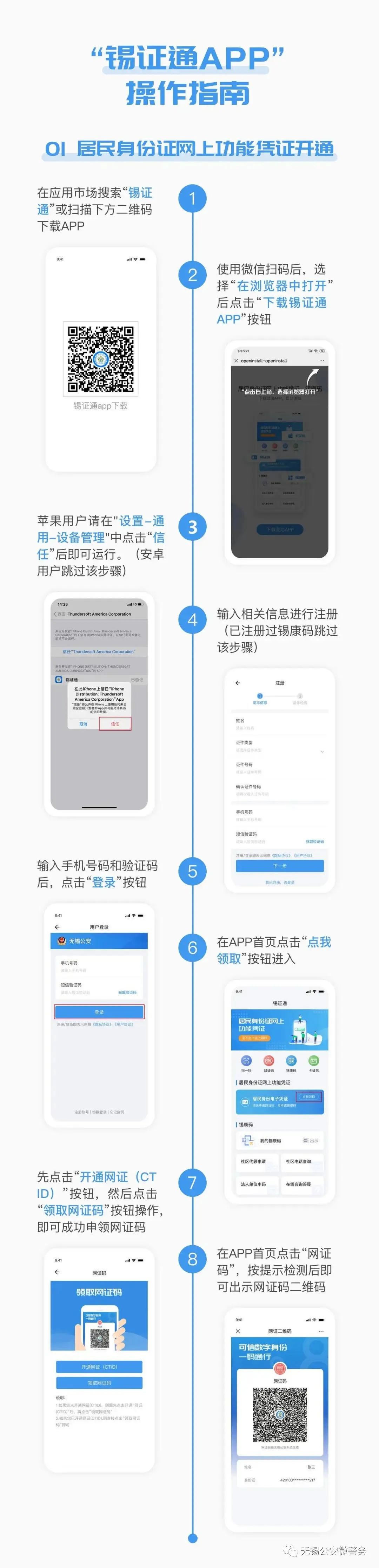 无锡发布  · 如您在公安机关办理过居民身份证,即可通过"锡证通"app