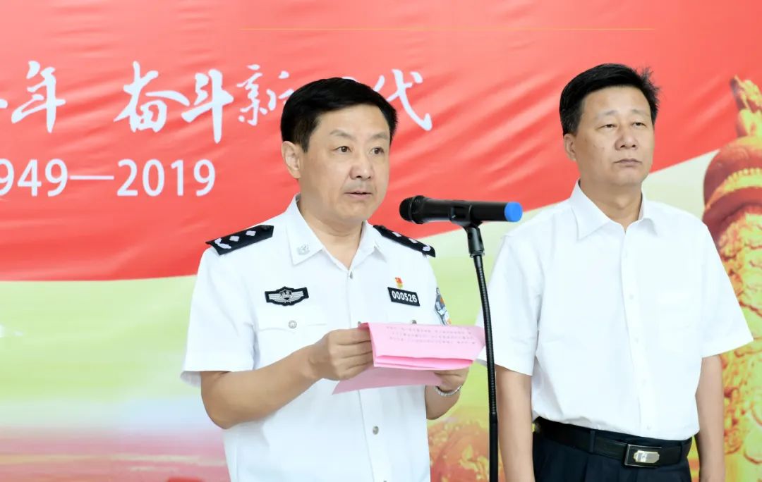 2019年9月19日,"书香警苑"正式启用 市公安局党委副书记,政委张宇海