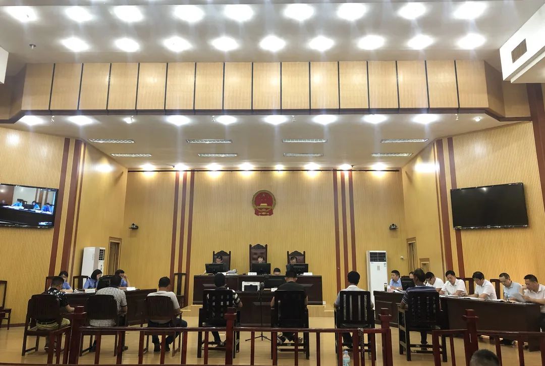 岳西法院公开审理并当庭调解七被告人非法采矿刑事附带民事公益诉讼一