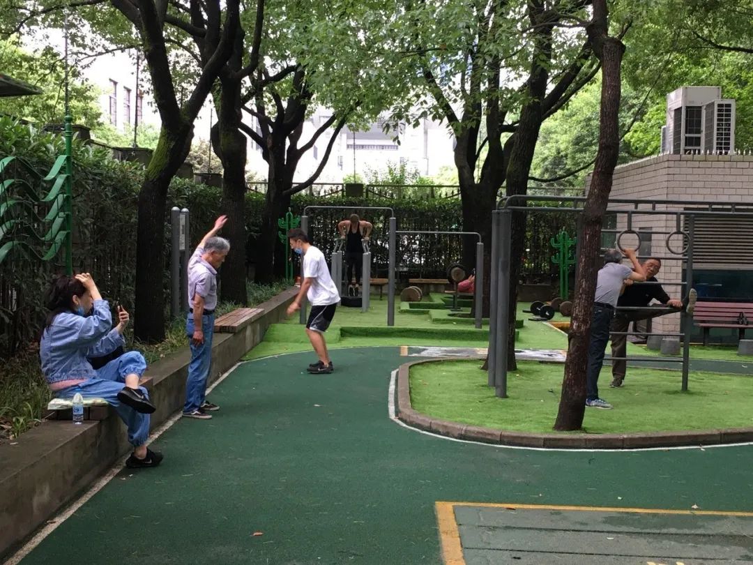 人民公园健身角改造升级,沪上可健身的公园不只这一处