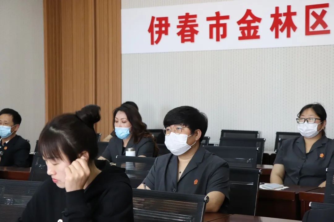 金林区人民法院参加学习贯彻民法典视频专题讲座