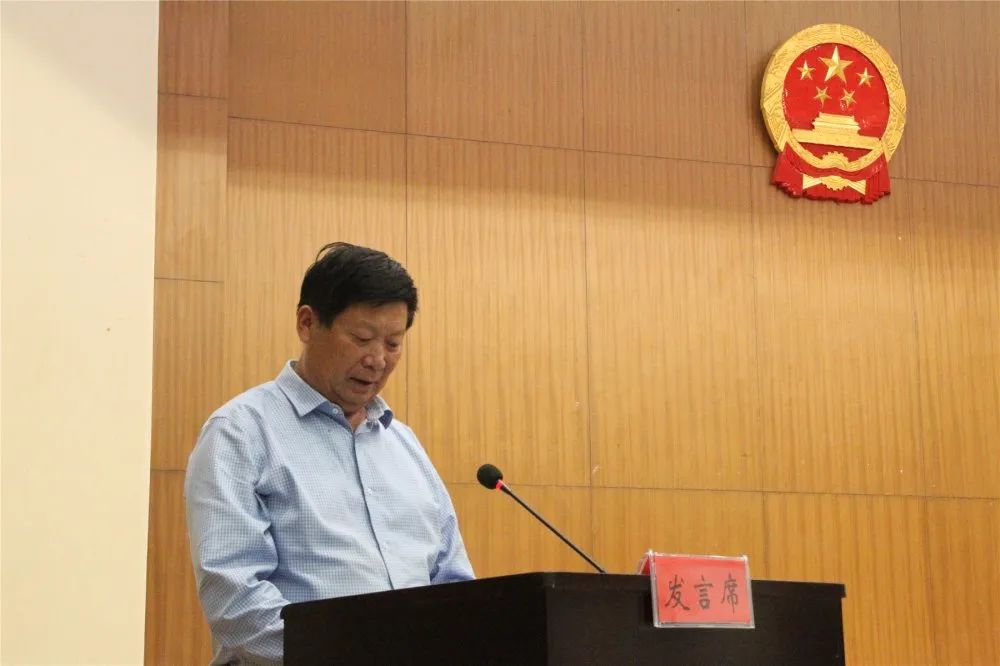 刘老庄镇刘老庄村党总支书记朱林同志发言签订共建协议葛玉海部长要求