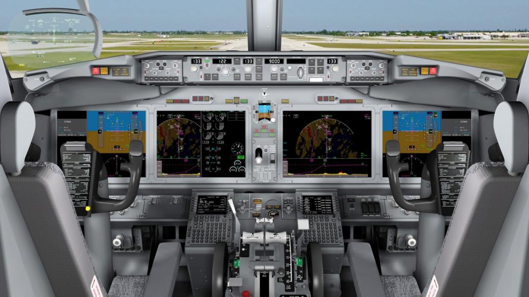 触控屏技术在大飞机上首次应用777x驾驶舱的创新体验