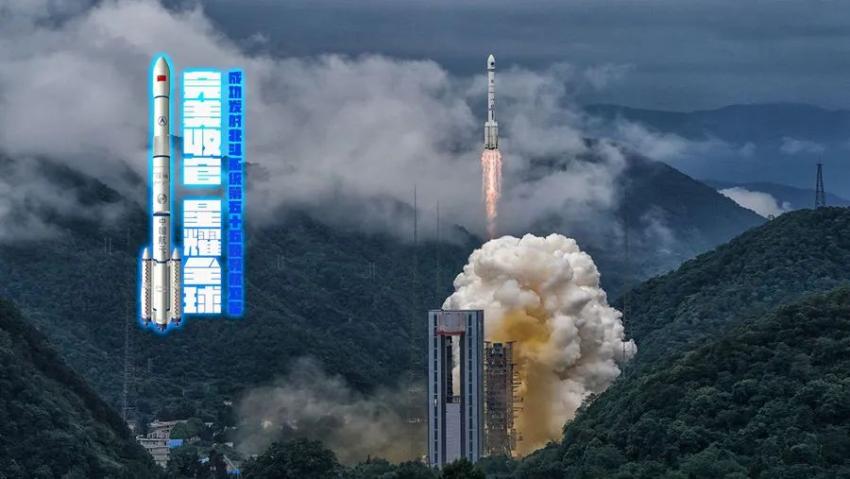 西昌卫星基地成功发射北斗系统第五十五颗导航卫星
