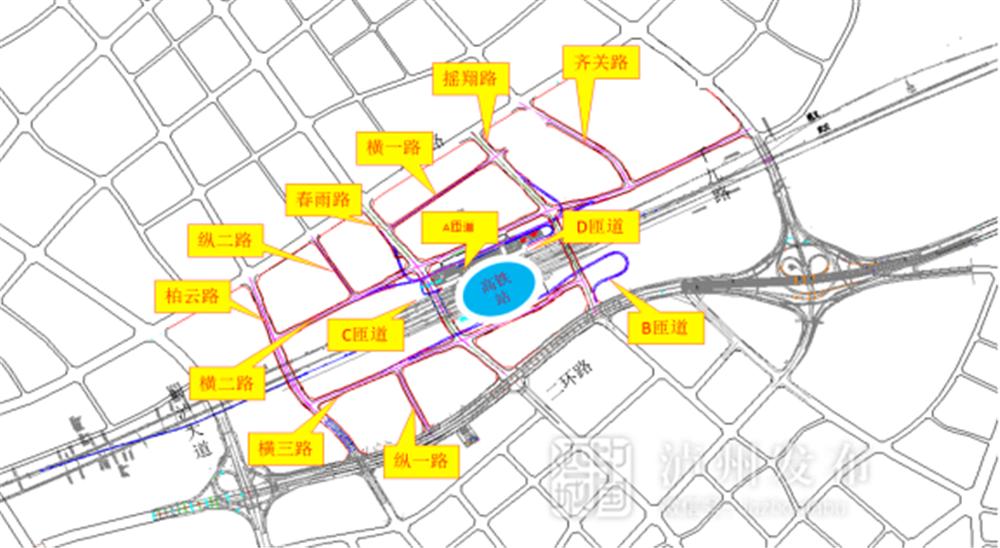 又近一步!泸州高铁站周边配套市政道路开建了