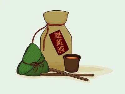点雄黄酒 将雄黄浸泡在酒中,然后将雄黄酒点在人的额头,耳朵,鼻子
