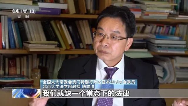 常委会澳门特别行政区基本法委员会委员 北京大学法学院 教授 陈端洪