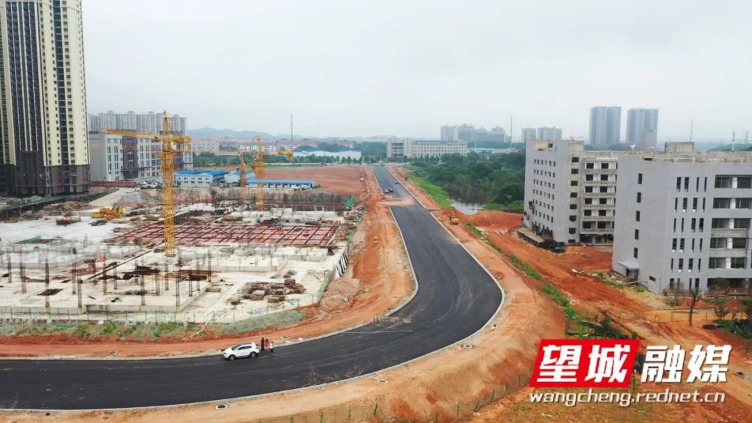 看望城又一条道路即将建成通车