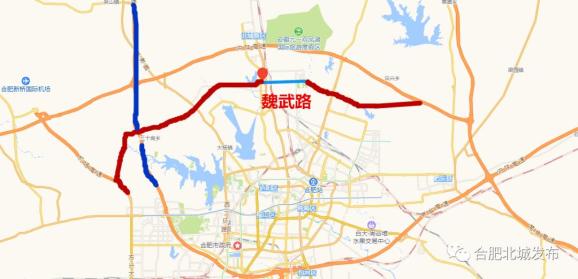 其中一处建设点位于长丰县: 合肥市g4001合肥绕城高速 与淮南北路交口