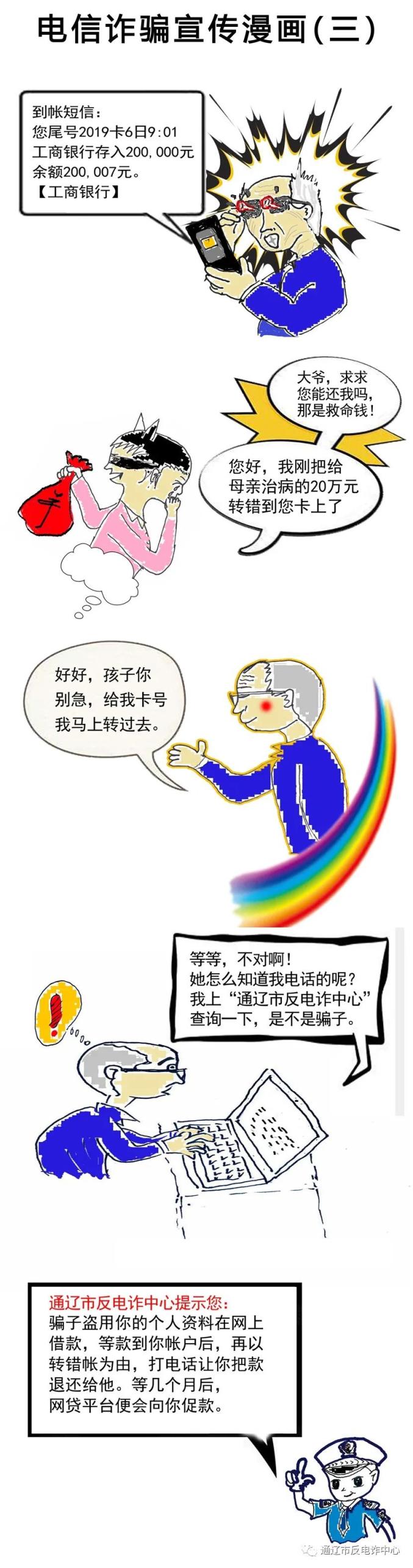 一张漫画告诉你,电信诈骗有多恐怖