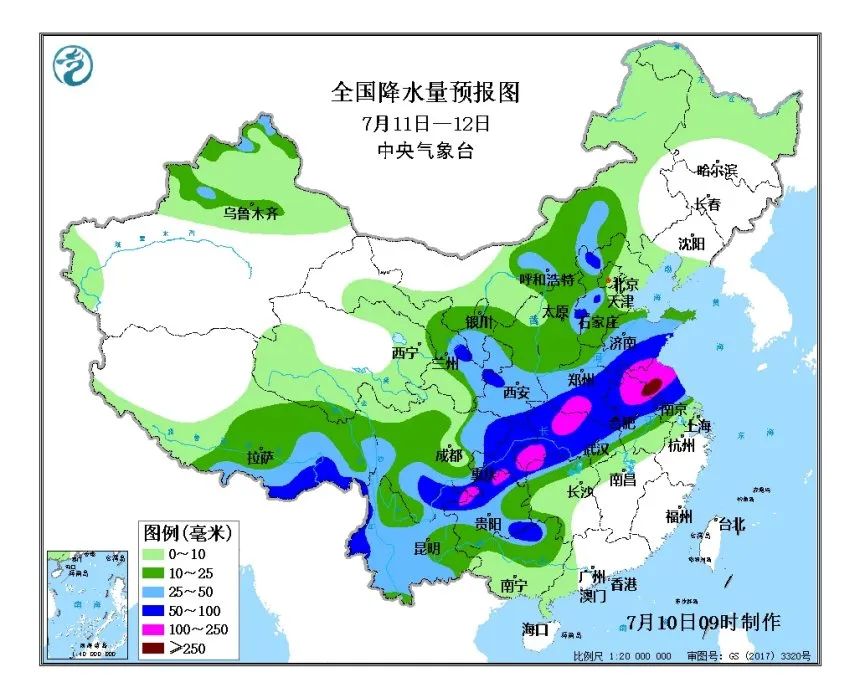 暴雨仍未停歇!周末主雨带将短暂北抬