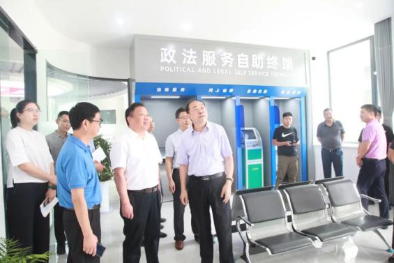 工作动态淮安市委政法委书记赵洪权肯定盱眙24小时自助式诉讼服务