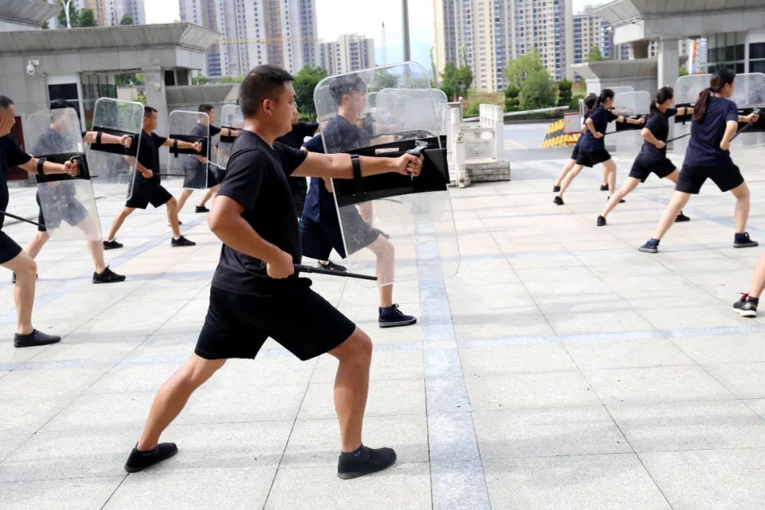 警棍术,行云流水