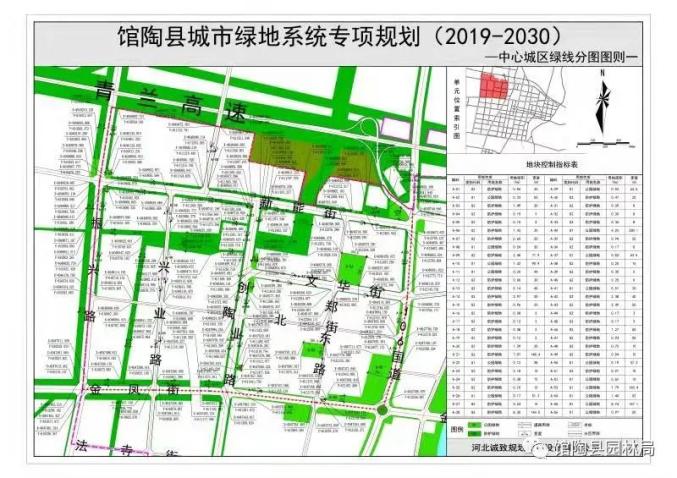 馆陶县城市绿地系统专项规划(2019—2030)