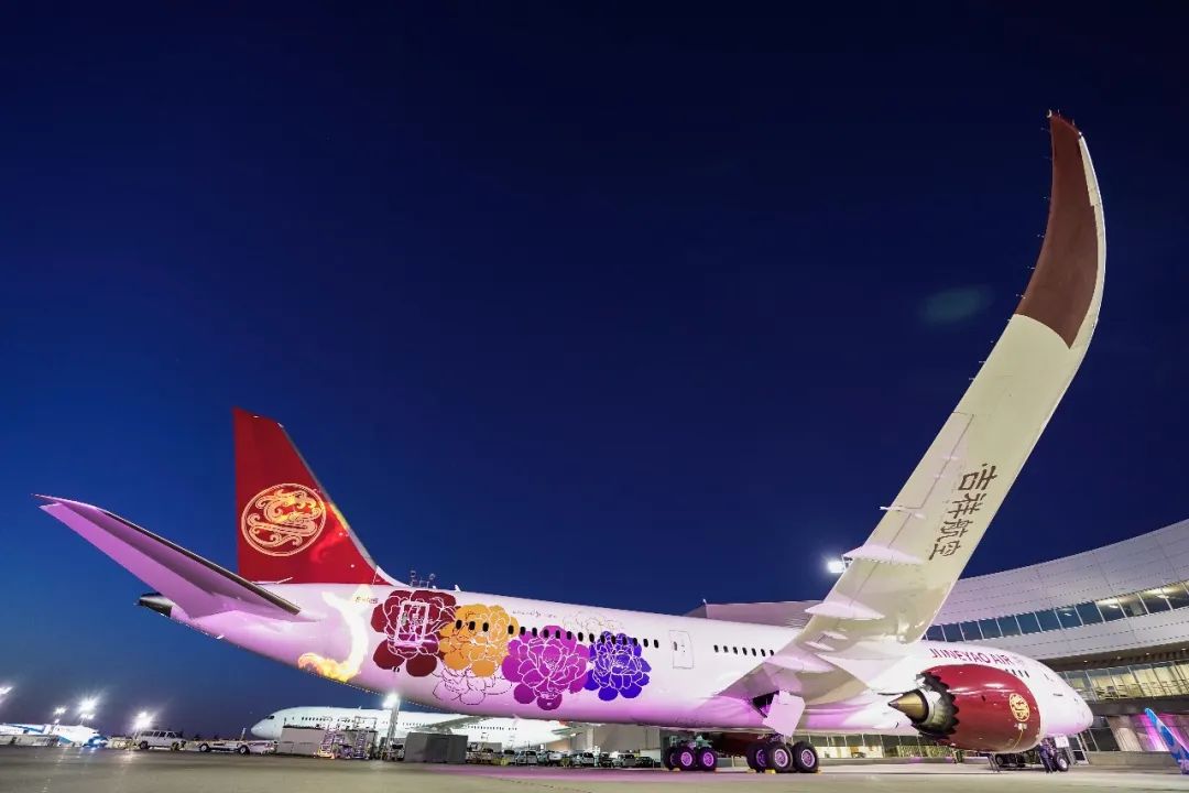 2018年10月,吉祥航空接收首架波音787梦想客机,成为中国首家运营宽体