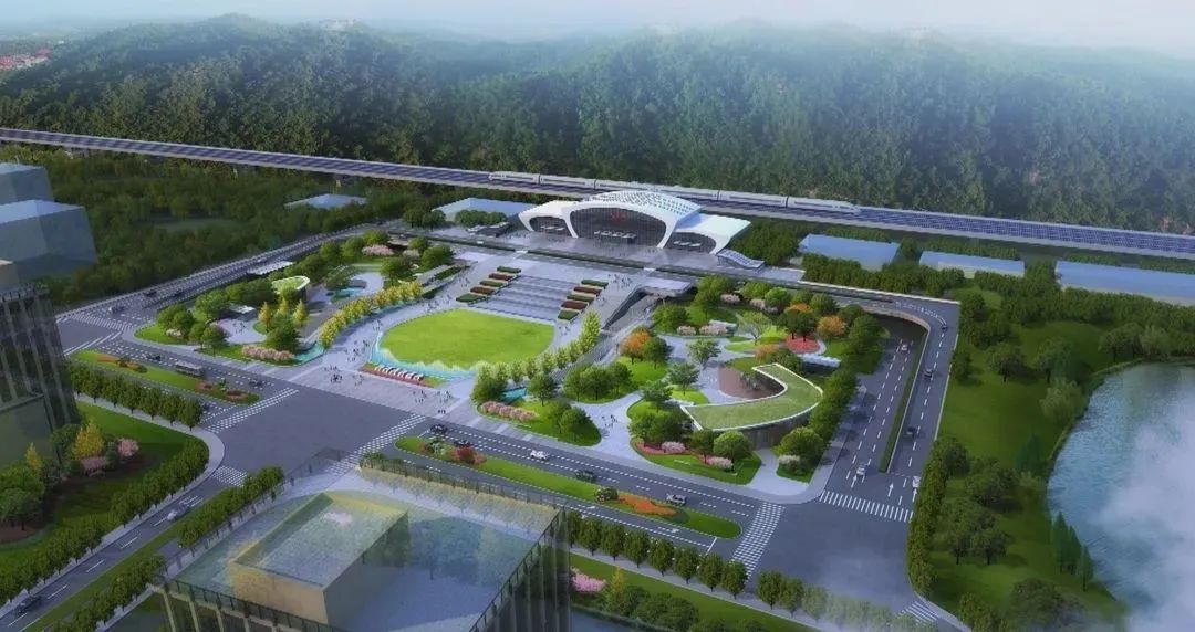 衢宁铁路新建最大火车站龙泉站建设已进入全面收尾阶段