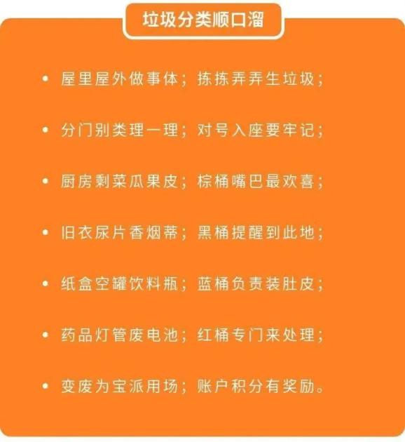 来,背一下这些垃圾分类顺口溜!