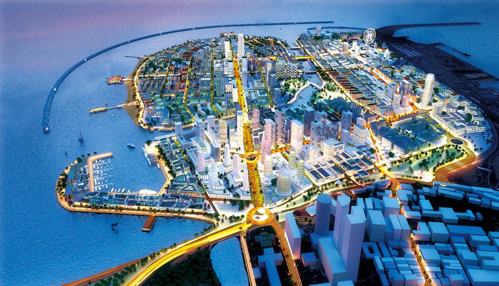 未来之城斯里兰卡科伦坡港口城云开放