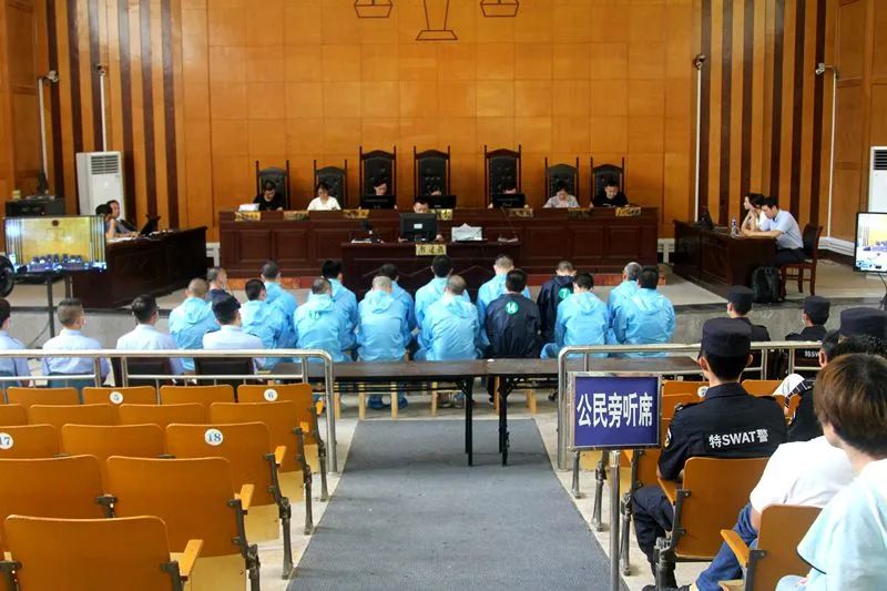 16人涉恶犯罪团伙案在桐城法院一审宣判李某被判处有期徒刑十一年九个