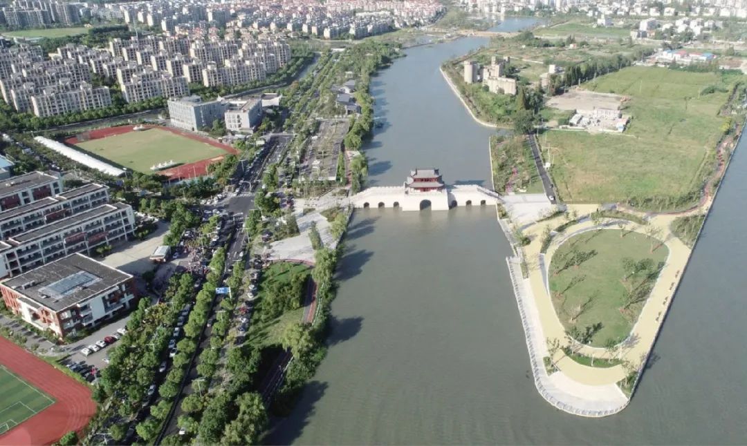 漕港河水城门区域改造后▲淀浦河两岸改造前▲淀浦河两岸改造后▲淀