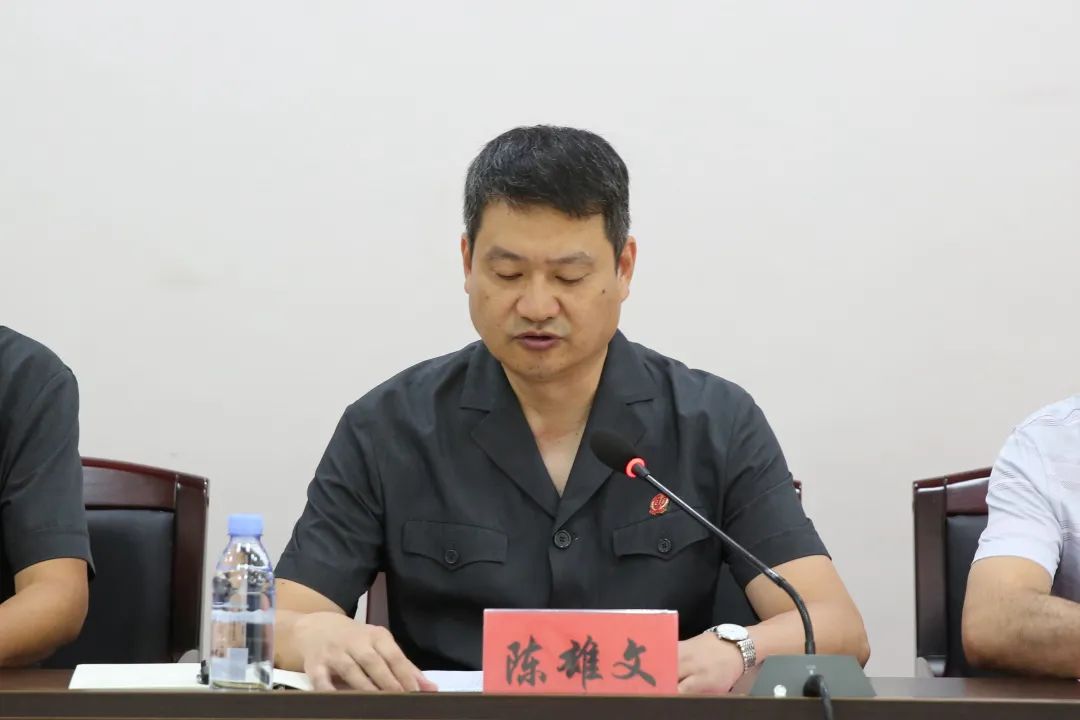 陈雄文副书记表示,陪审工作既是使命又是责任,希望人民陪审员能够发挥