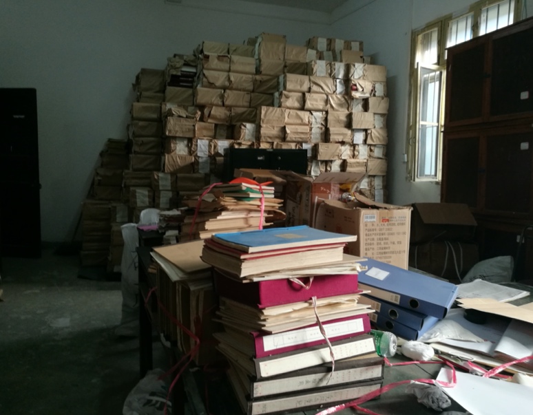 江西永新档案馆办公室一角