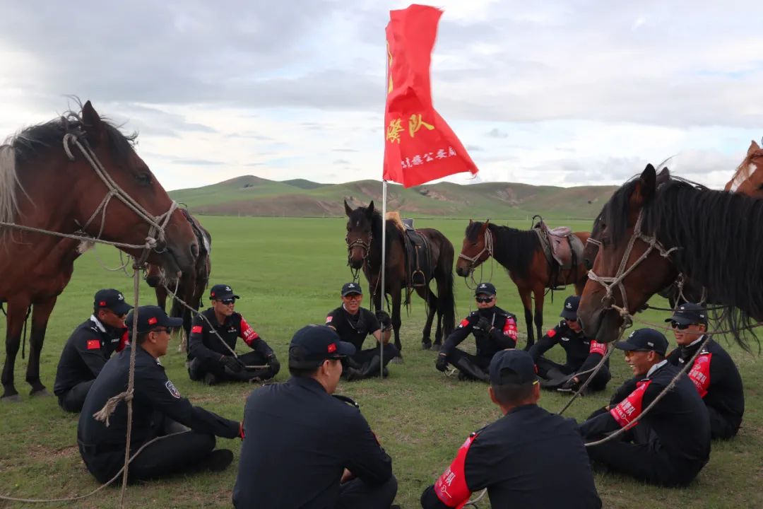 "海东青"骑警队,草原的守护者