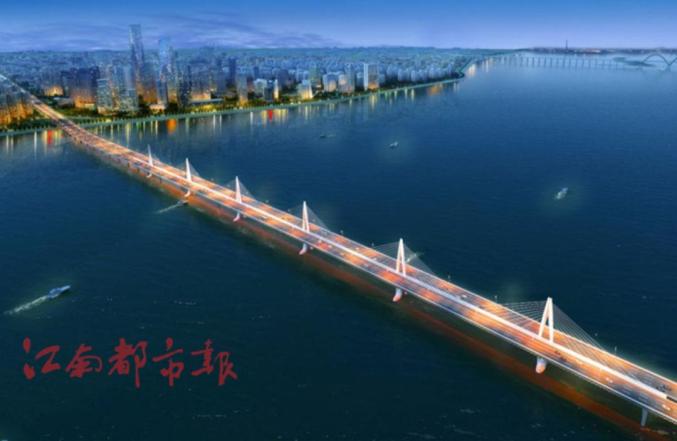 江西要新建一座特大桥3跨赣江位置在
