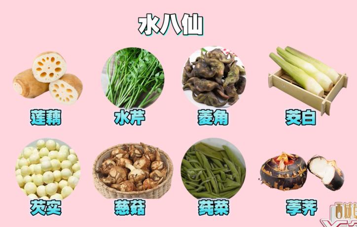 食物水八仙你吃过几样