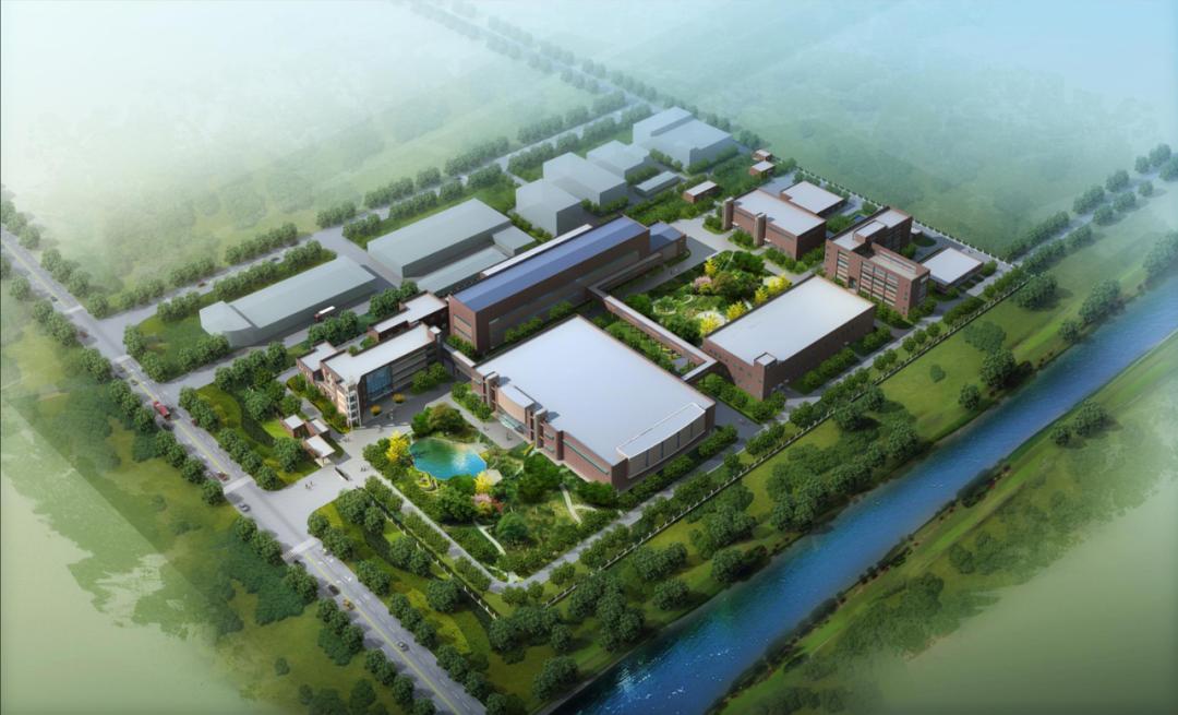 朝晖药业建筑方案效果图